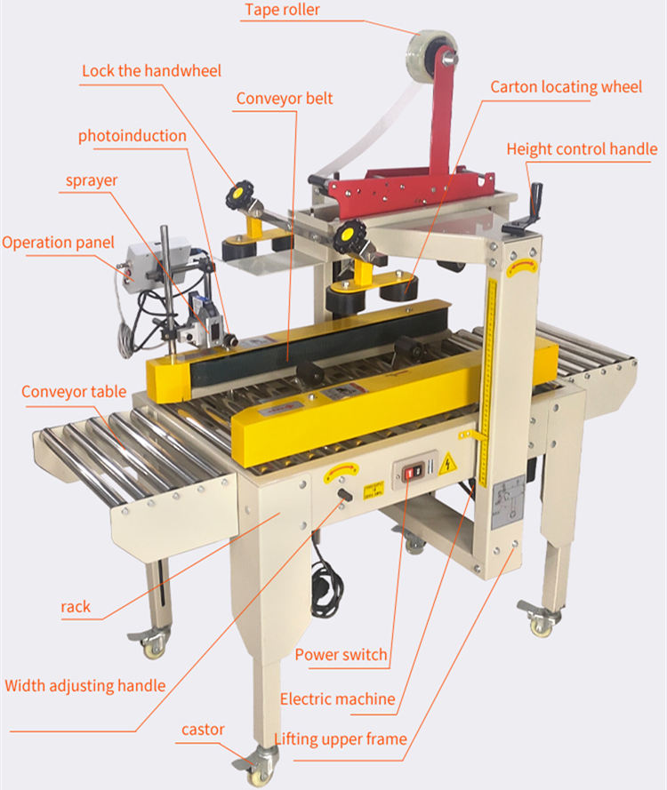 carton sealing machine case packing machinery